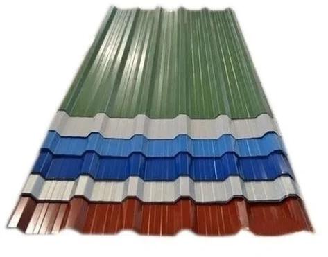 Tata Green Stainless Steel Corrugated Metal Sheet, Length : 10 Ft