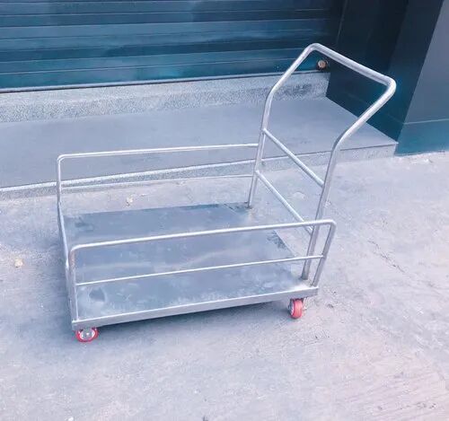 Stainless Steel Platform Trolley, for Factories,  Restaurants,  Showrooms,  Offices,  Supermarkets
