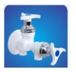 White Two Way Angle Valve