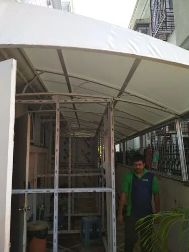 Aluminium PVC Fabric Canopy