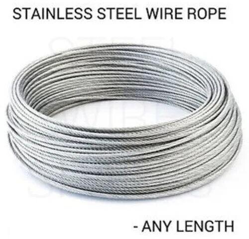 Raajsagar Stainless Steel Wire Rope, Grade : SS316
