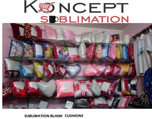 Blank Sublimation Cushions, Size : Assorted
