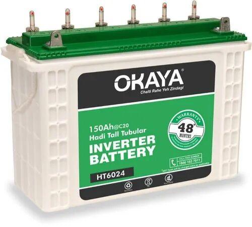 Okaya inverter battery, Capacity : 150 AH