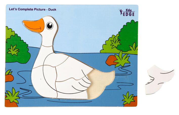 LET\'S COMPLETE PICTURE - DUCK Educational puzzle Toys