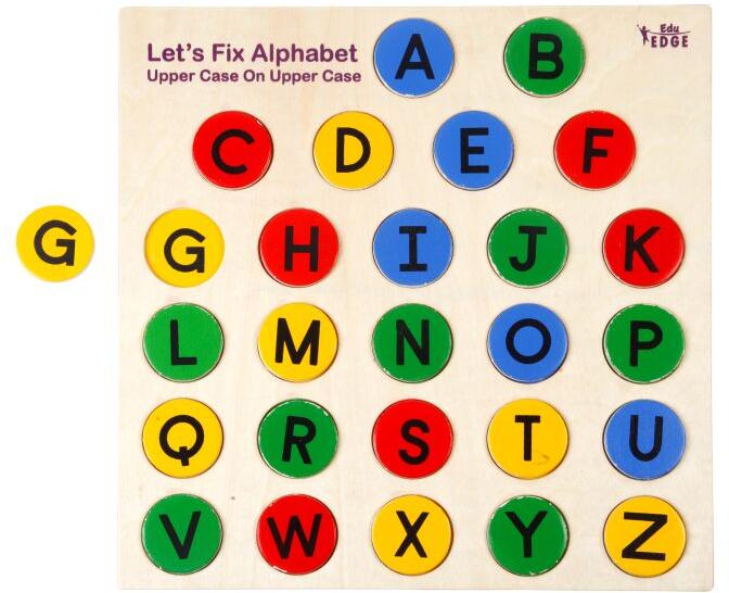 LET'S FIX - ALPHABET UPPER CASE Educational toys