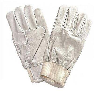Yellow Safety Leather Hand Gloves at Best Price in Pune