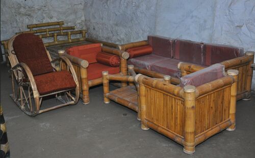 Rectangular Bamboo Sofa Set, Style : Antique