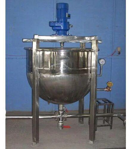 Stainless Steel Steam Jacketed Kettle, Voltage : 220-240 V
