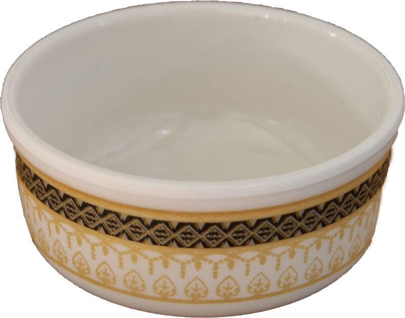 Plain Melamine Double Coating Bowl, Color : White