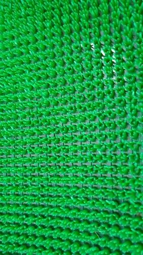 Rectangle Rubber Bathroom Door Mat, Color : Green