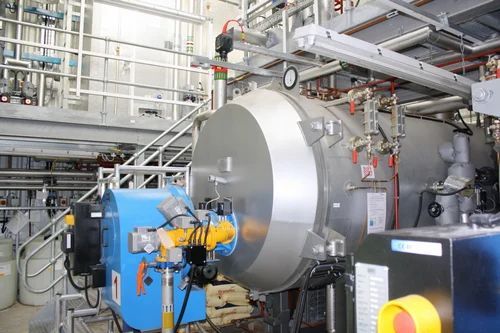 Mild Steel Used Industrial Steam Boiler, Capacity : 1 Ton/hr to 50 Ton/hr