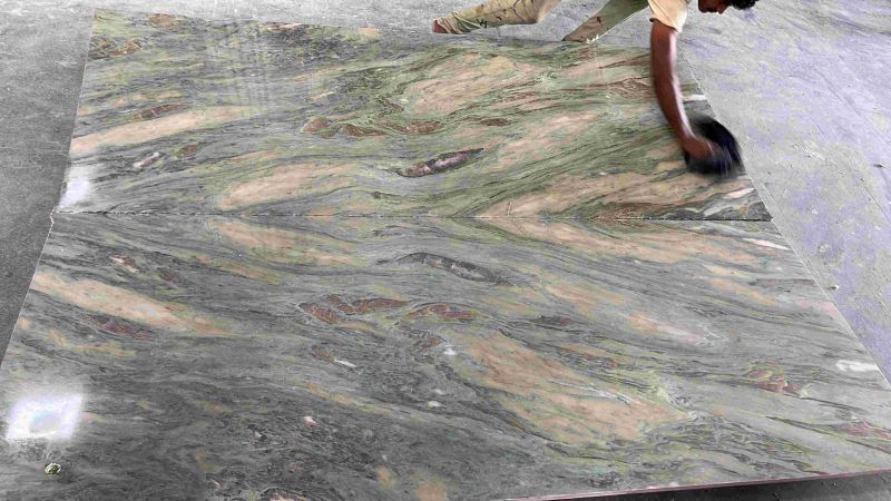 Rectangular Polished Grey Onyx Marble Slabs, for Hotel, Kitchen, Office, Restaurant, Size : Customised