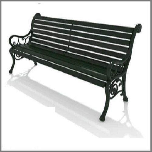 Iron Park Bench, Color : Black