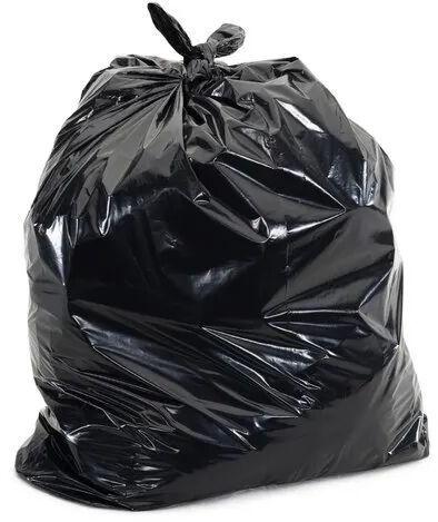 Plain LDPE Garbage Bag, Color : Black