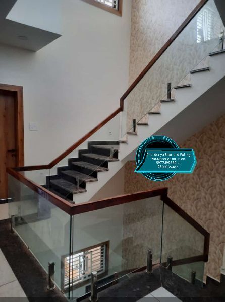 Wooden glass Handrailing