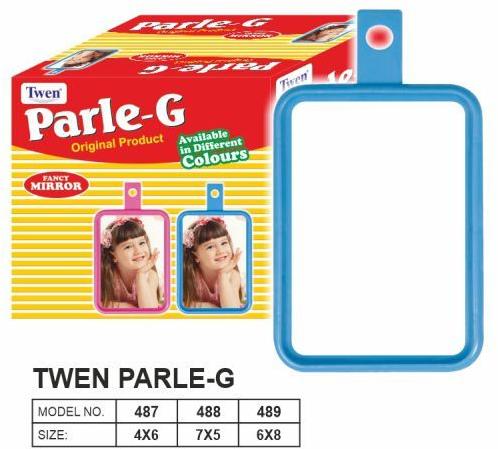 Twen Parle-G Plastic Table Mirror, Packaging Type : Carton Box