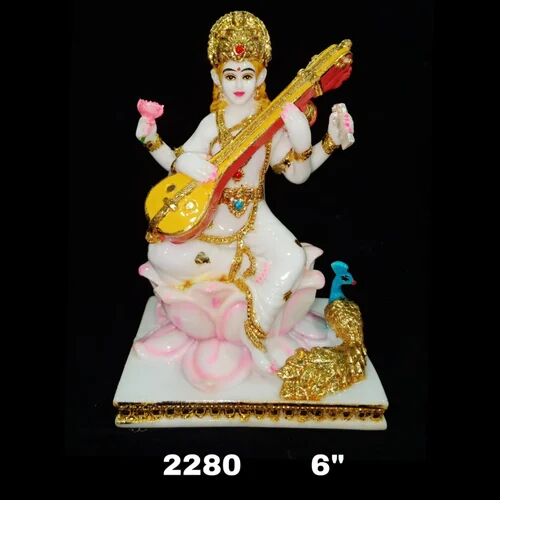 Polyresin Saraswati Statue