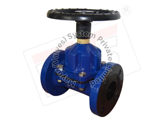 Carbon Steeel Straight Through Diaphragm Valve, for Oil Fitting, Water Fitting, Size : 1.1/2inch, 1.1/4inch