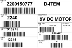 Custom Barcode Label