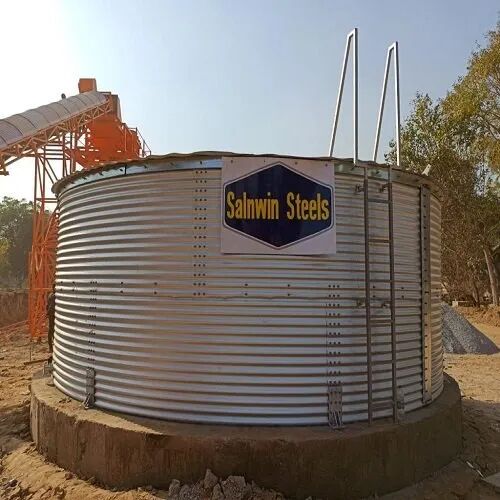 Zinc Aluminum Water Tank, Shape : Round