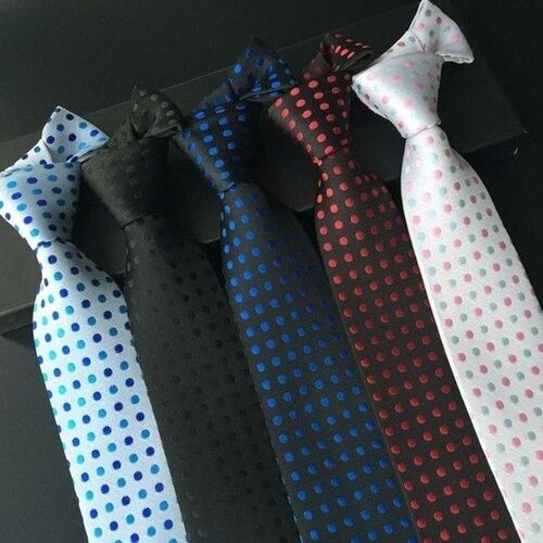 Polka Dot Neckties, Occasion : Party Wear
