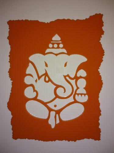 Acrylic Ganesh Frame, Size : 30cmx24cm