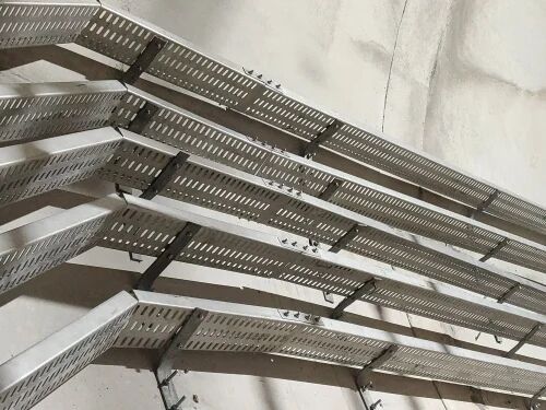 Stainless Steel Cable Tray, Size : upto 3500 mm length