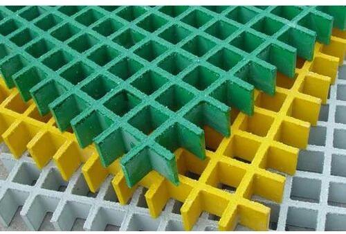 Yellow Green Molded FRP Grating