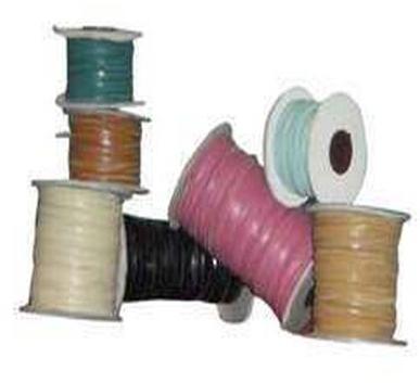 Goat Flat Leather Cord, for Garment, Sofa, Furniture, Belt, Luggage, Handbag, Shoes, Technics : Machine Made