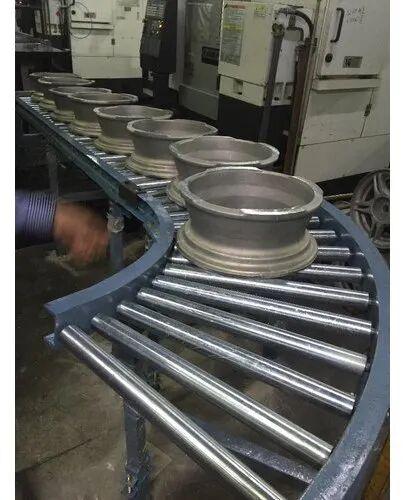 Stainless Steel Roller Conveyor, Length : 10-20 Ft