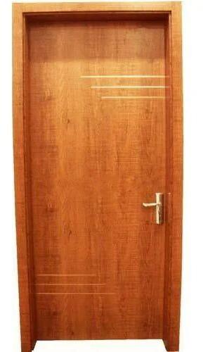 Finished wooden door, Color : Brown