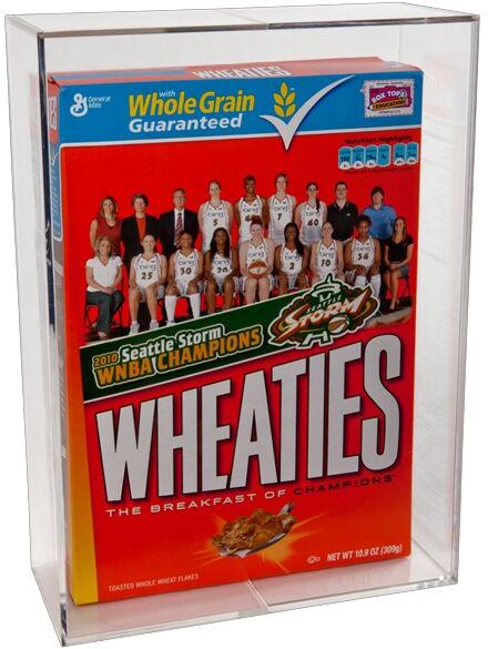 SQUARE WHEATIES DISPLAY CASE