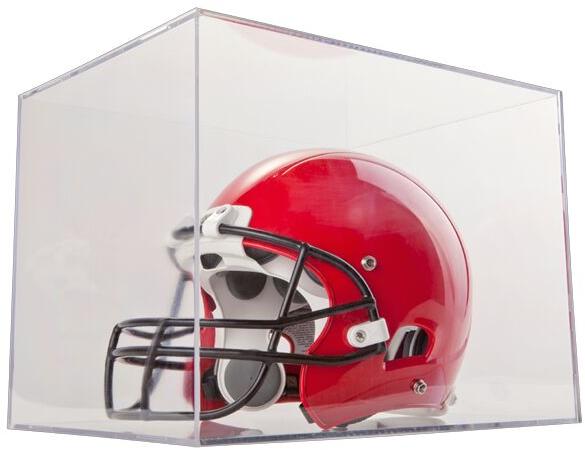 HELMET CLEAR SQUARE 2-PIECE DISPLAY CASE