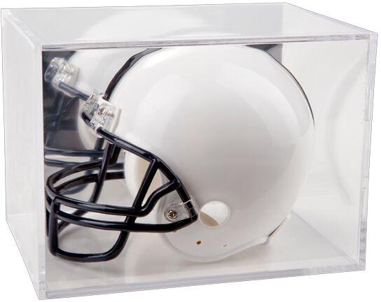 MINI-HELMET DISPLAY CASE WITH MIRRORED BACK