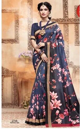 Silk Printed Saree, Occasion : Formal Wear