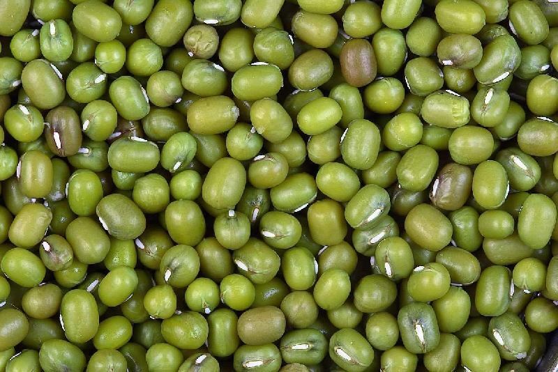 Polished Green Moong Dal