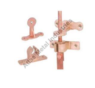 ATCAB Brown Polished Earthing Rod Brackets, Feature : Corrosion Proof, Excellent Quality