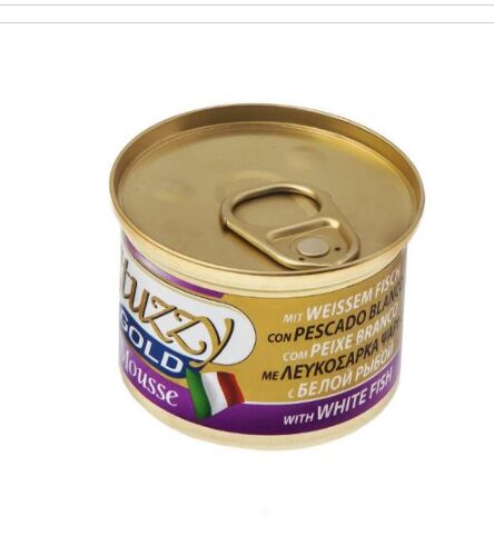 Stuzzy Gold Can Cat food