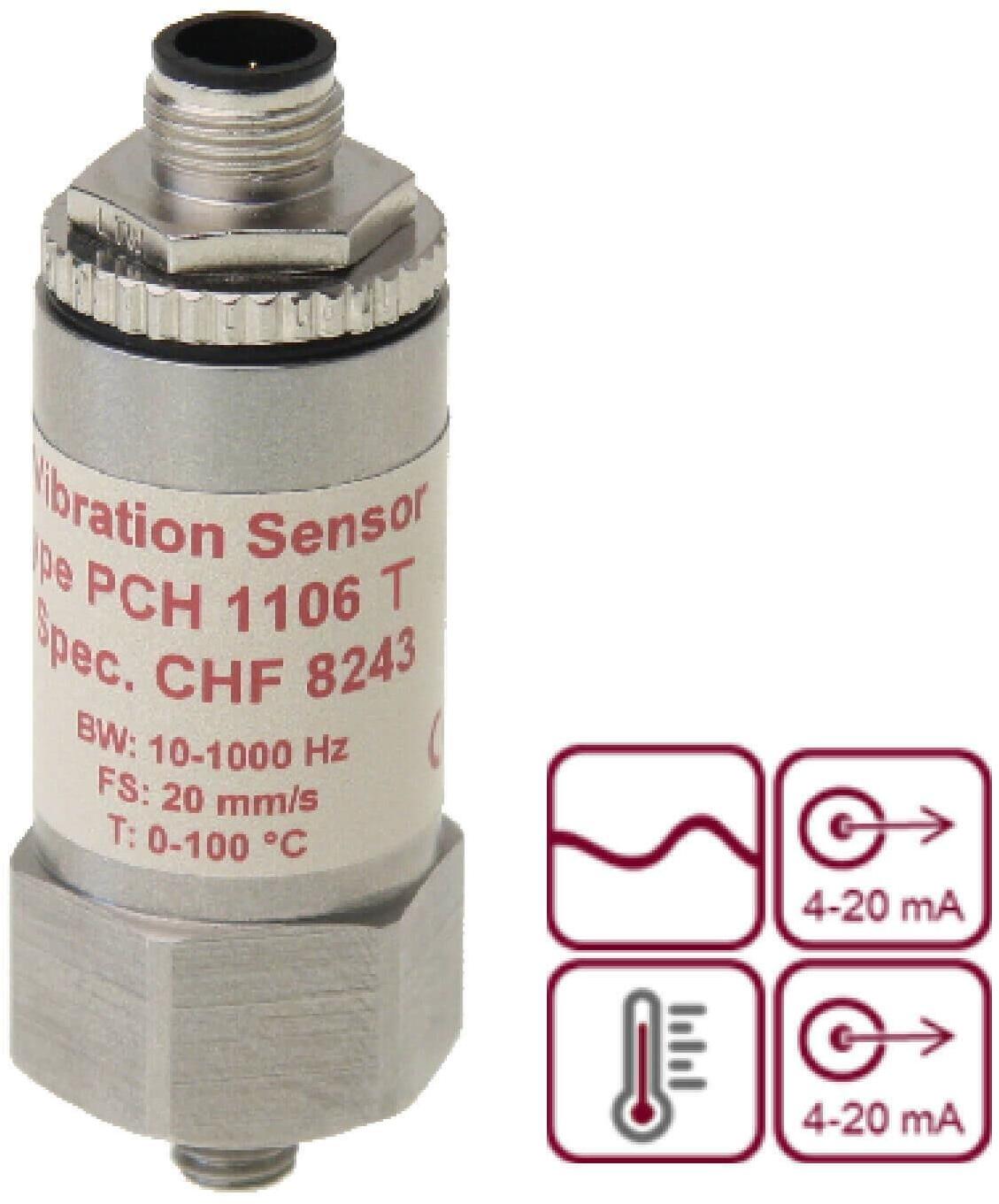 Temperature and Vibration Sensor