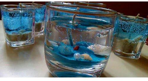 Ocean Glass Candle