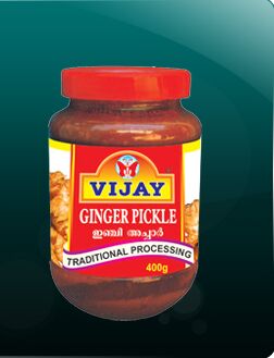 Vijay Ginger Pickle, for Home, Hotel, Restaurants, Taste : Spicy