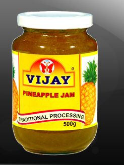 Vijay Pineapple Jam, for Human Consumption, Form : Gel