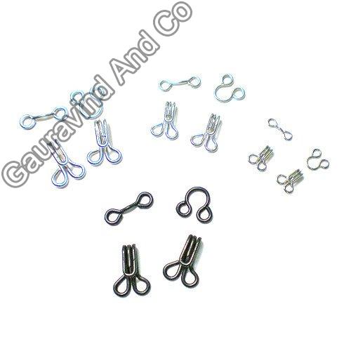 Metal Blouse Hooks, for Tailoring Accessories, Length : Standard