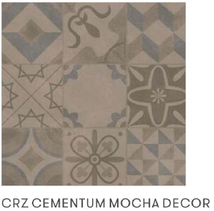 Vitrified Tile CEMENTUM MOCHA DECOR