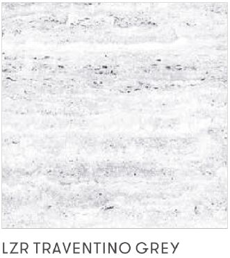 NUVANTA Porcelain Vitrified Tile TRAVENTINO GREY, Size : 600*600 MM