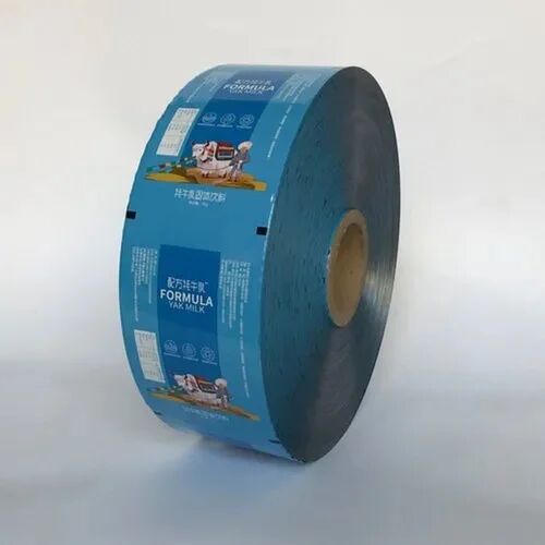 Printed Plastic Laminated Sealing Roll, Color : Blue