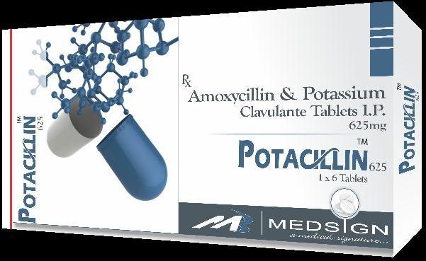 Potacillin 625 Tablets