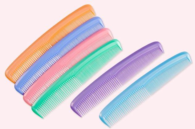 Rectangular Plastic K 9inch Ladies Comb, for Hair Use, Pattern : Plain Printed