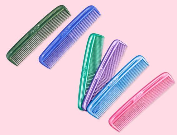 Plastic ZO-5 Pocket Comb, for Hair Use