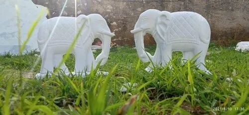 Elephant Marble Statue